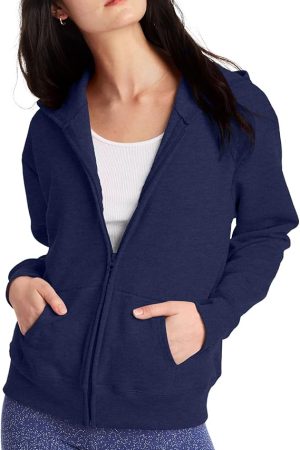 womens Ecosmart Full Zip Fleece Hoodie